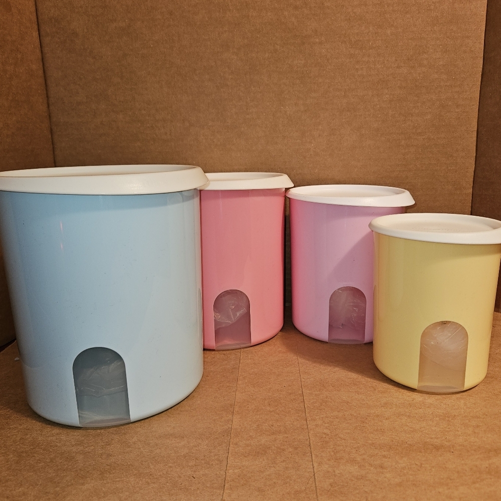 Tupperware Snack-Stor Canisters